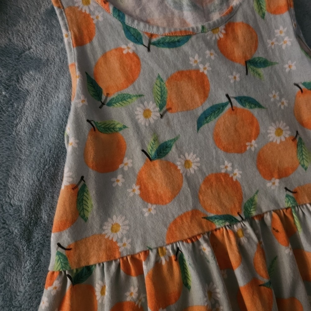 H&M Vibrant Orange and Green Dress - Picture 2 of 3